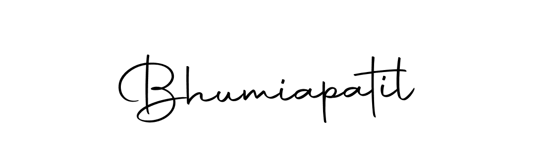 Create a beautiful signature design for name Bhumiapatil. With this signature (Autography-DOLnW) fonts, you can make a handwritten signature for free. Bhumiapatil signature style 10 images and pictures png