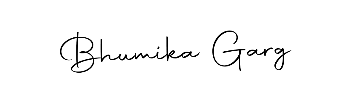 Make a beautiful signature design for name Bhumika Garg. With this signature (Autography-DOLnW) style, you can create a handwritten signature for free. Bhumika Garg signature style 10 images and pictures png