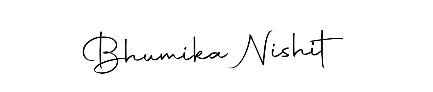 How to Draw Bhumika Nishit signature style? Autography-DOLnW is a latest design signature styles for name Bhumika Nishit. Bhumika Nishit signature style 10 images and pictures png