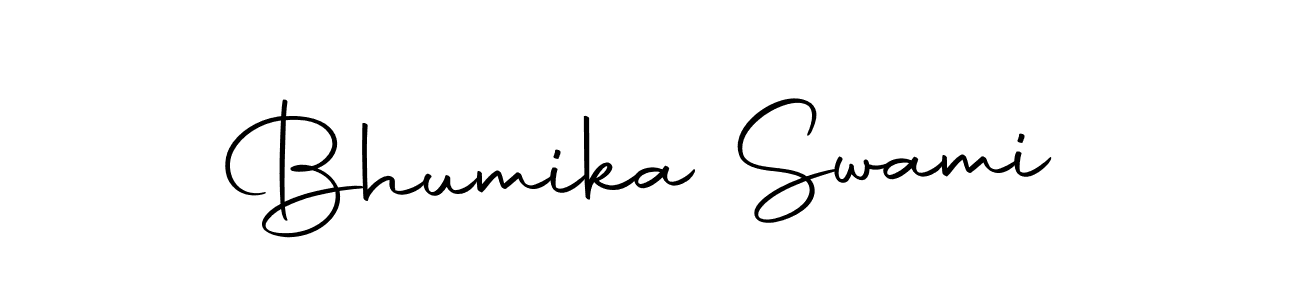 Design your own signature with our free online signature maker. With this signature software, you can create a handwritten (Autography-DOLnW) signature for name Bhumika Swami. Bhumika Swami signature style 10 images and pictures png