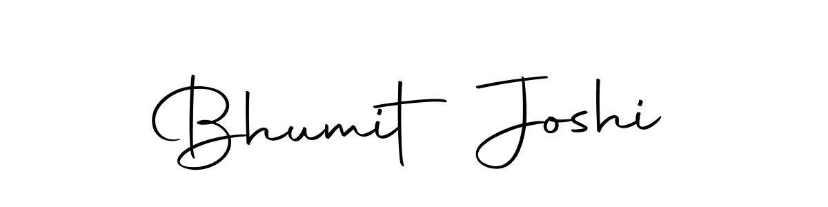 Create a beautiful signature design for name Bhumit Joshi. With this signature (Autography-DOLnW) fonts, you can make a handwritten signature for free. Bhumit Joshi signature style 10 images and pictures png