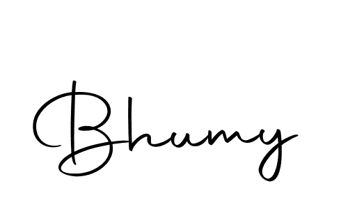 Bhumy stylish signature style. Best Handwritten Sign (Autography-DOLnW) for my name. Handwritten Signature Collection Ideas for my name Bhumy. Bhumy signature style 10 images and pictures png
