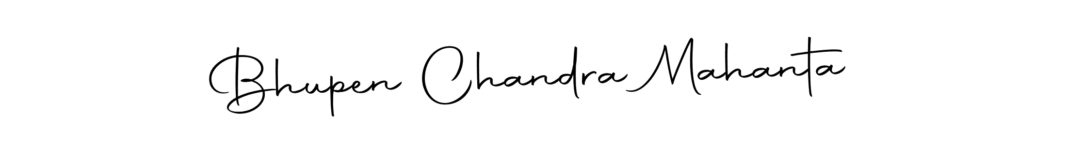 How to make Bhupen Chandra Mahanta name signature. Use Autography-DOLnW style for creating short signs online. This is the latest handwritten sign. Bhupen Chandra Mahanta signature style 10 images and pictures png