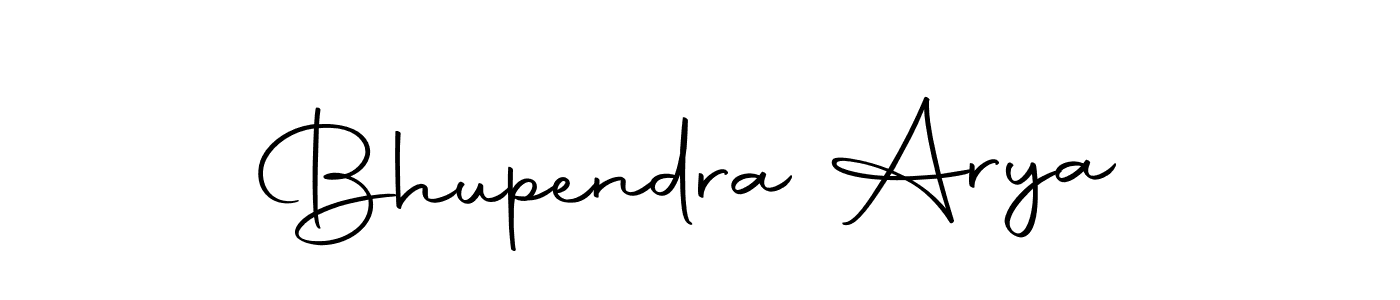 Design your own signature with our free online signature maker. With this signature software, you can create a handwritten (Autography-DOLnW) signature for name Bhupendra Arya. Bhupendra Arya signature style 10 images and pictures png