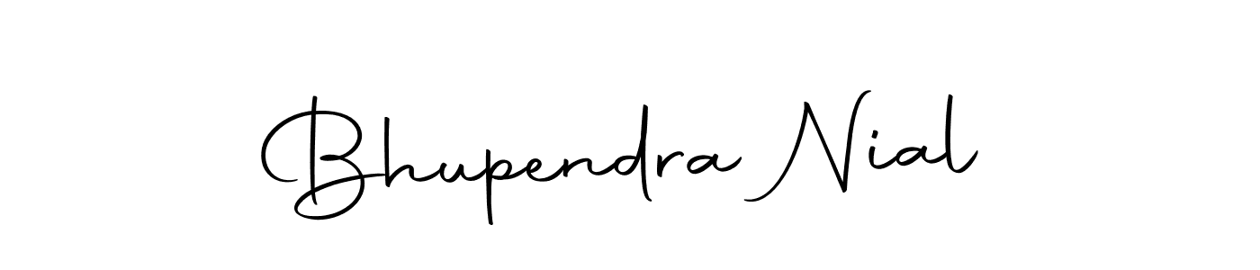 You should practise on your own different ways (Autography-DOLnW) to write your name (Bhupendra Nial) in signature. don't let someone else do it for you. Bhupendra Nial signature style 10 images and pictures png