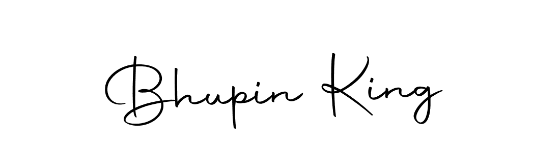 How to make Bhupin King name signature. Use Autography-DOLnW style for creating short signs online. This is the latest handwritten sign. Bhupin King signature style 10 images and pictures png