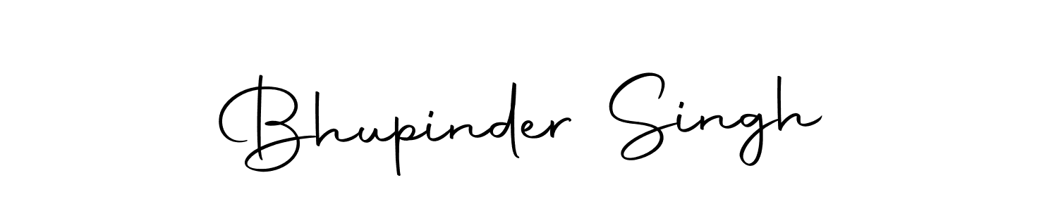 Create a beautiful signature design for name Bhupinder Singh. With this signature (Autography-DOLnW) fonts, you can make a handwritten signature for free. Bhupinder Singh signature style 10 images and pictures png