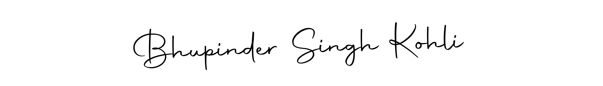 Make a beautiful signature design for name Bhupinder Singh Kohli. With this signature (Autography-DOLnW) style, you can create a handwritten signature for free. Bhupinder Singh Kohli signature style 10 images and pictures png