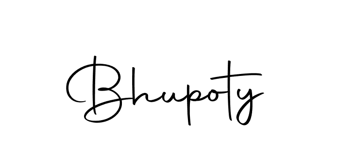 You should practise on your own different ways (Autography-DOLnW) to write your name (Bhupoty) in signature. don't let someone else do it for you. Bhupoty signature style 10 images and pictures png