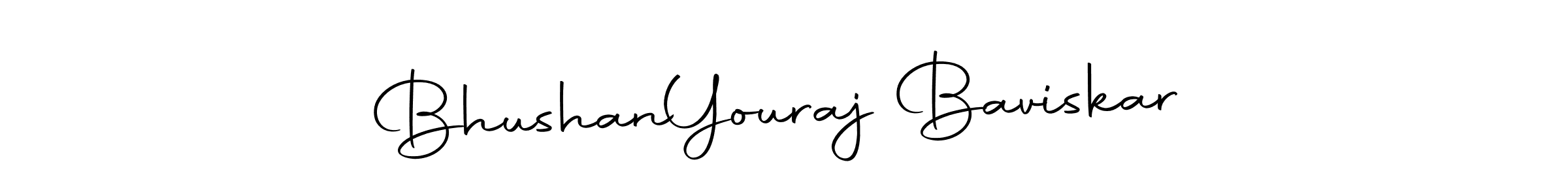 Similarly Autography-DOLnW is the best handwritten signature design. Signature creator online .You can use it as an online autograph creator for name Bhushan  Youraj Baviskar. Bhushan  Youraj Baviskar signature style 10 images and pictures png