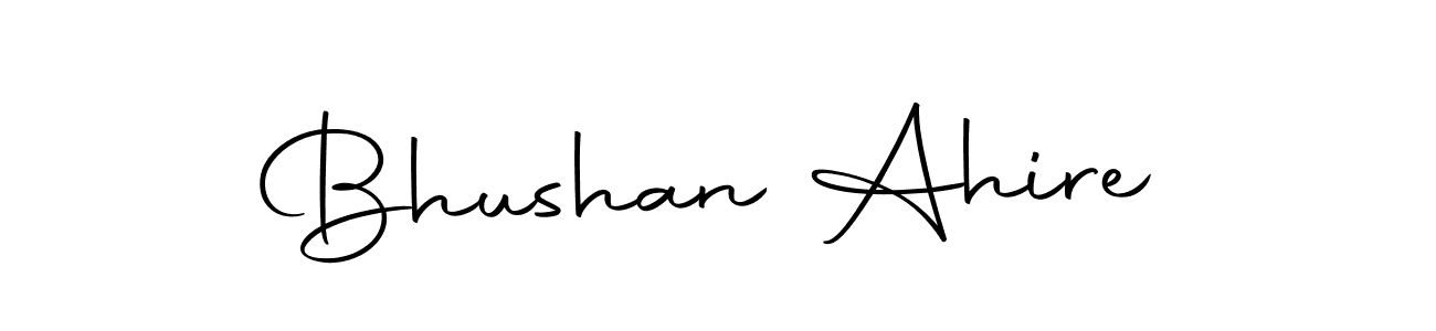 Also we have Bhushan Ahire name is the best signature style. Create professional handwritten signature collection using Autography-DOLnW autograph style. Bhushan Ahire signature style 10 images and pictures png