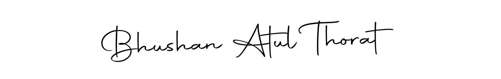 Use a signature maker to create a handwritten signature online. With this signature software, you can design (Autography-DOLnW) your own signature for name Bhushan Atul Thorat. Bhushan Atul Thorat signature style 10 images and pictures png