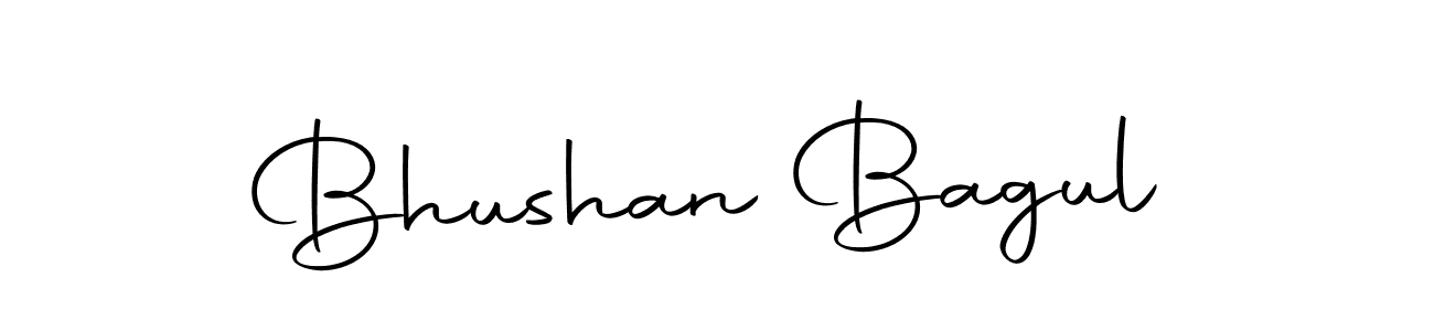 How to make Bhushan Bagul name signature. Use Autography-DOLnW style for creating short signs online. This is the latest handwritten sign. Bhushan Bagul signature style 10 images and pictures png