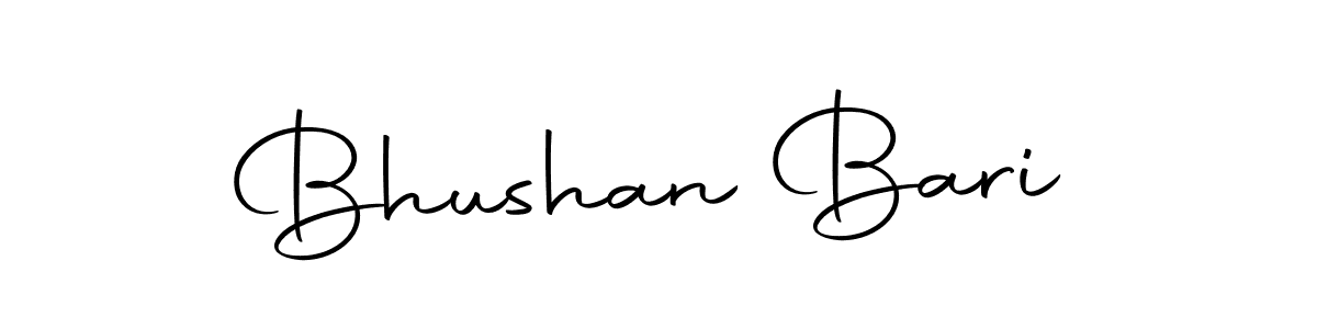 Create a beautiful signature design for name Bhushan Bari. With this signature (Autography-DOLnW) fonts, you can make a handwritten signature for free. Bhushan Bari signature style 10 images and pictures png