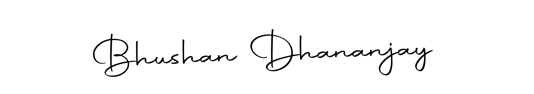 Make a beautiful signature design for name Bhushan Dhananjay. With this signature (Autography-DOLnW) style, you can create a handwritten signature for free. Bhushan Dhananjay signature style 10 images and pictures png
