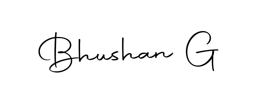 You should practise on your own different ways (Autography-DOLnW) to write your name (Bhushan G) in signature. don't let someone else do it for you. Bhushan G signature style 10 images and pictures png