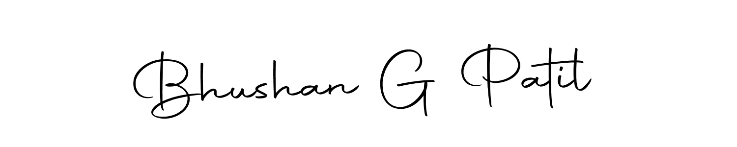 Make a beautiful signature design for name Bhushan G Patil. Use this online signature maker to create a handwritten signature for free. Bhushan G Patil signature style 10 images and pictures png