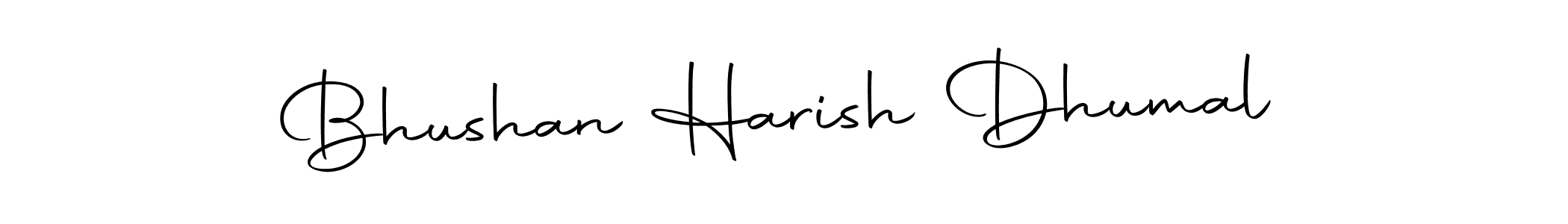 Design your own signature with our free online signature maker. With this signature software, you can create a handwritten (Autography-DOLnW) signature for name Bhushan Harish Dhumal. Bhushan Harish Dhumal signature style 10 images and pictures png