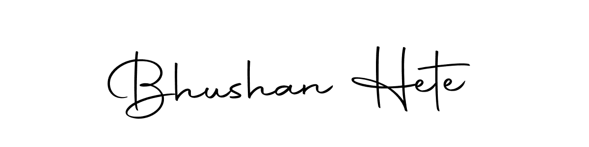 Design your own signature with our free online signature maker. With this signature software, you can create a handwritten (Autography-DOLnW) signature for name Bhushan Hete. Bhushan Hete signature style 10 images and pictures png
