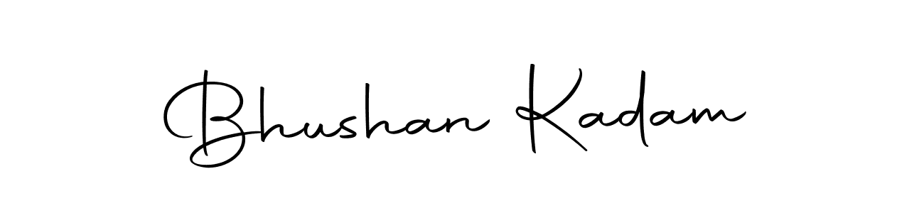 Make a beautiful signature design for name Bhushan Kadam. With this signature (Autography-DOLnW) style, you can create a handwritten signature for free. Bhushan Kadam signature style 10 images and pictures png