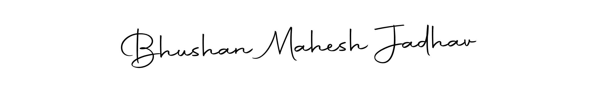 Make a beautiful signature design for name Bhushan Mahesh Jadhav. Use this online signature maker to create a handwritten signature for free. Bhushan Mahesh Jadhav signature style 10 images and pictures png