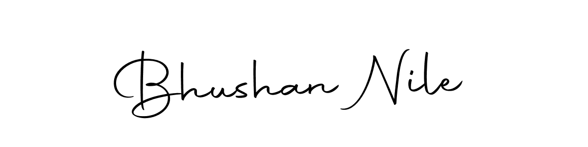 You should practise on your own different ways (Autography-DOLnW) to write your name (Bhushan Nile) in signature. don't let someone else do it for you. Bhushan Nile signature style 10 images and pictures png