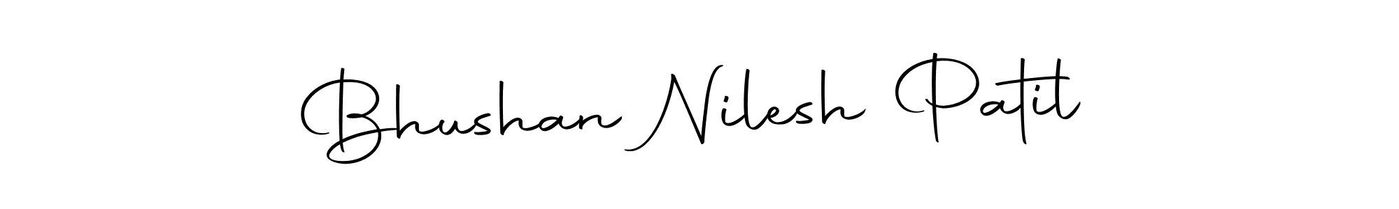 Design your own signature with our free online signature maker. With this signature software, you can create a handwritten (Autography-DOLnW) signature for name Bhushan Nilesh Patil. Bhushan Nilesh Patil signature style 10 images and pictures png