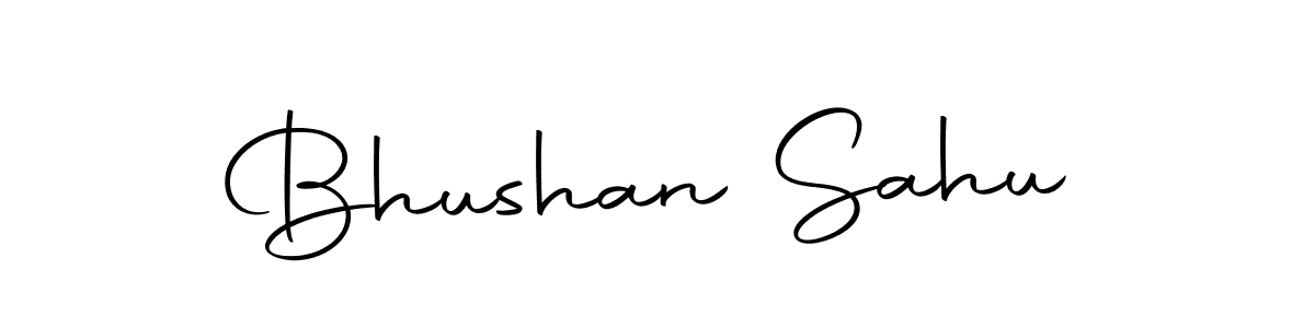 Design your own signature with our free online signature maker. With this signature software, you can create a handwritten (Autography-DOLnW) signature for name Bhushan Sahu. Bhushan Sahu signature style 10 images and pictures png