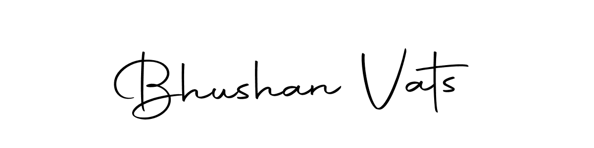 Use a signature maker to create a handwritten signature online. With this signature software, you can design (Autography-DOLnW) your own signature for name Bhushan Vats. Bhushan Vats signature style 10 images and pictures png