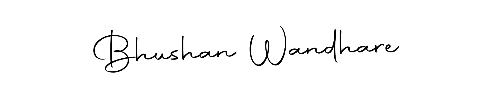 Make a beautiful signature design for name Bhushan Wandhare. Use this online signature maker to create a handwritten signature for free. Bhushan Wandhare signature style 10 images and pictures png