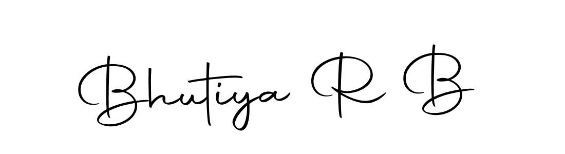 You should practise on your own different ways (Autography-DOLnW) to write your name (Bhutiya R B) in signature. don't let someone else do it for you. Bhutiya R B signature style 10 images and pictures png