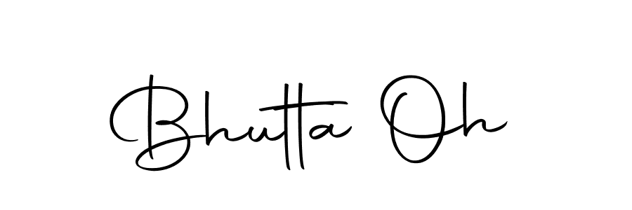 Make a beautiful signature design for name Bhutta Oh. With this signature (Autography-DOLnW) style, you can create a handwritten signature for free. Bhutta Oh signature style 10 images and pictures png