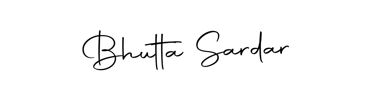 You should practise on your own different ways (Autography-DOLnW) to write your name (Bhutta Sardar) in signature. don't let someone else do it for you. Bhutta Sardar signature style 10 images and pictures png