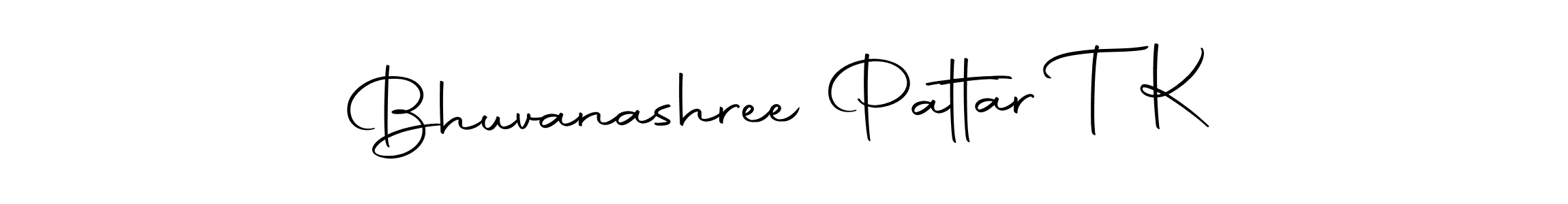 How to make Bhuvanashree Pattar T K signature? Autography-DOLnW is a professional autograph style. Create handwritten signature for Bhuvanashree Pattar T K name. Bhuvanashree Pattar T K signature style 10 images and pictures png