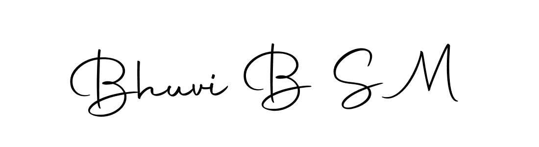 It looks lik you need a new signature style for name Bhuvi B S M. Design unique handwritten (Autography-DOLnW) signature with our free signature maker in just a few clicks. Bhuvi B S M signature style 10 images and pictures png