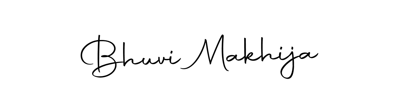 Make a short Bhuvi Makhija signature style. Manage your documents anywhere anytime using Autography-DOLnW. Create and add eSignatures, submit forms, share and send files easily. Bhuvi Makhija signature style 10 images and pictures png