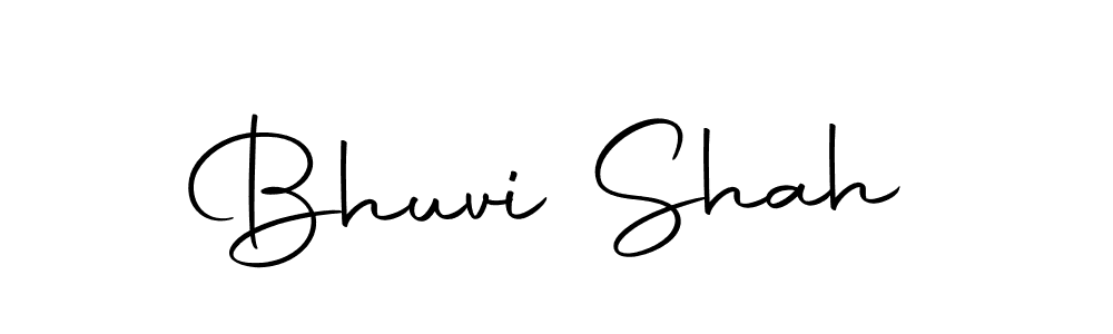 The best way (Autography-DOLnW) to make a short signature is to pick only two or three words in your name. The name Bhuvi Shah include a total of six letters. For converting this name. Bhuvi Shah signature style 10 images and pictures png