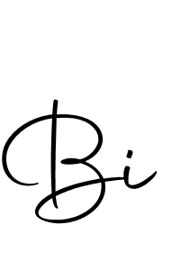 Use a signature maker to create a handwritten signature online. With this signature software, you can design (Autography-DOLnW) your own signature for name Bi. Bi signature style 10 images and pictures png