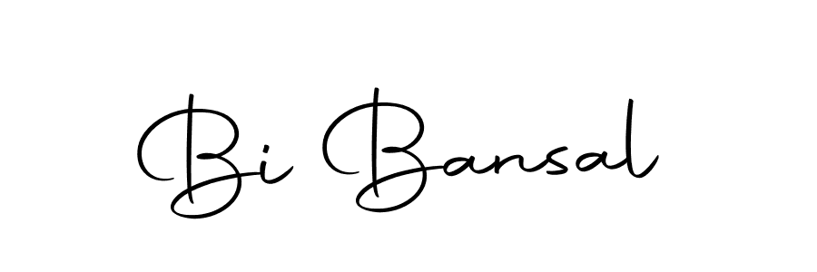 Use a signature maker to create a handwritten signature online. With this signature software, you can design (Autography-DOLnW) your own signature for name Bi Bansal. Bi Bansal signature style 10 images and pictures png