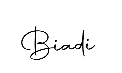 How to make Biadi signature? Autography-DOLnW is a professional autograph style. Create handwritten signature for Biadi name. Biadi signature style 10 images and pictures png