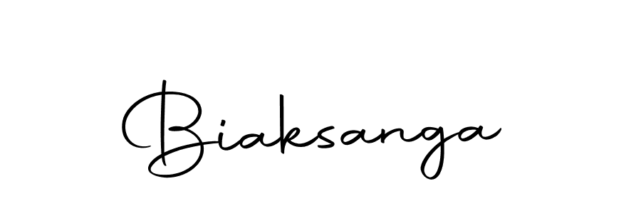 Make a beautiful signature design for name Biaksanga. Use this online signature maker to create a handwritten signature for free. Biaksanga signature style 10 images and pictures png