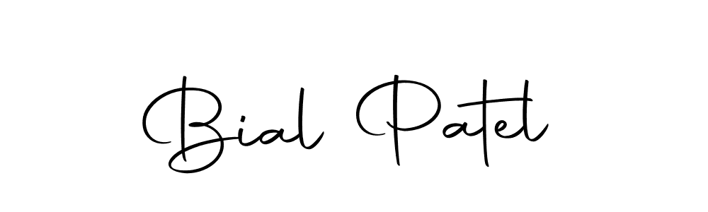 Bial Patel stylish signature style. Best Handwritten Sign (Autography-DOLnW) for my name. Handwritten Signature Collection Ideas for my name Bial Patel. Bial Patel signature style 10 images and pictures png