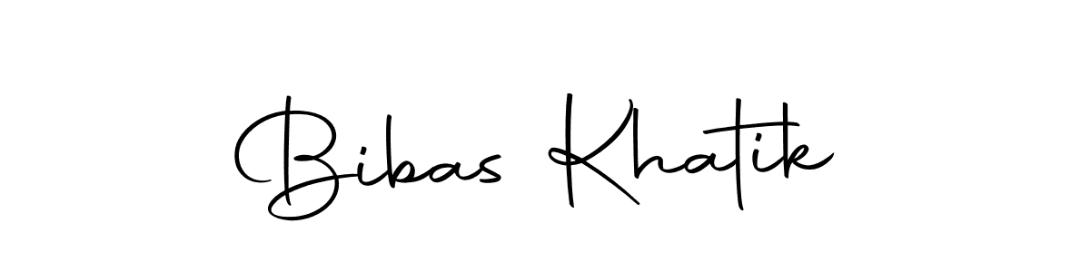 Make a beautiful signature design for name Bibas Khatik. Use this online signature maker to create a handwritten signature for free. Bibas Khatik signature style 10 images and pictures png