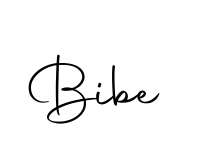 Create a beautiful signature design for name Bibe. With this signature (Autography-DOLnW) fonts, you can make a handwritten signature for free. Bibe signature style 10 images and pictures png