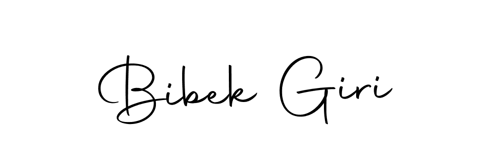 Create a beautiful signature design for name Bibek Giri. With this signature (Autography-DOLnW) fonts, you can make a handwritten signature for free. Bibek Giri signature style 10 images and pictures png