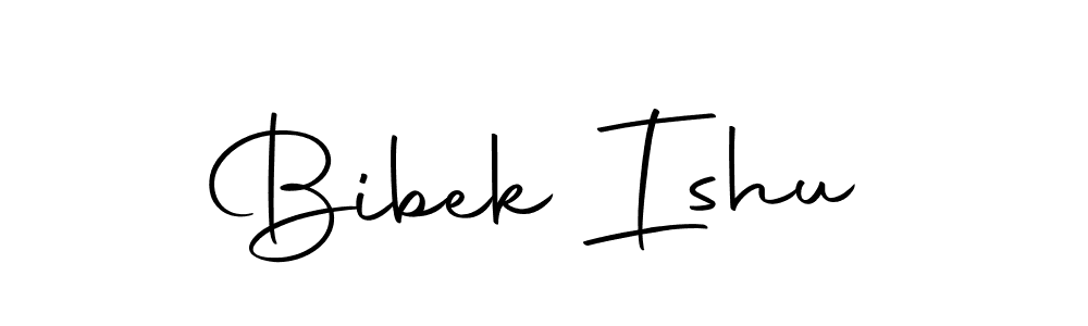 You should practise on your own different ways (Autography-DOLnW) to write your name (Bibek Ishu) in signature. don't let someone else do it for you. Bibek Ishu signature style 10 images and pictures png