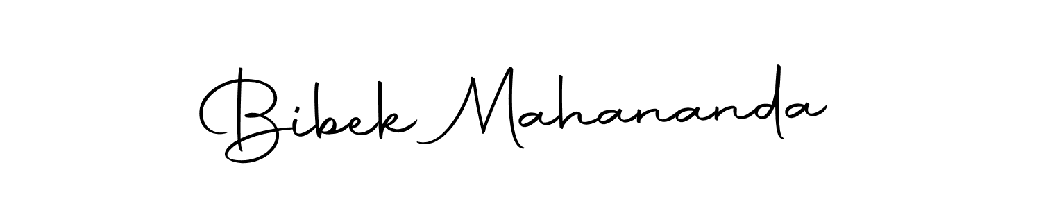 Create a beautiful signature design for name Bibek Mahananda. With this signature (Autography-DOLnW) fonts, you can make a handwritten signature for free. Bibek Mahananda signature style 10 images and pictures png