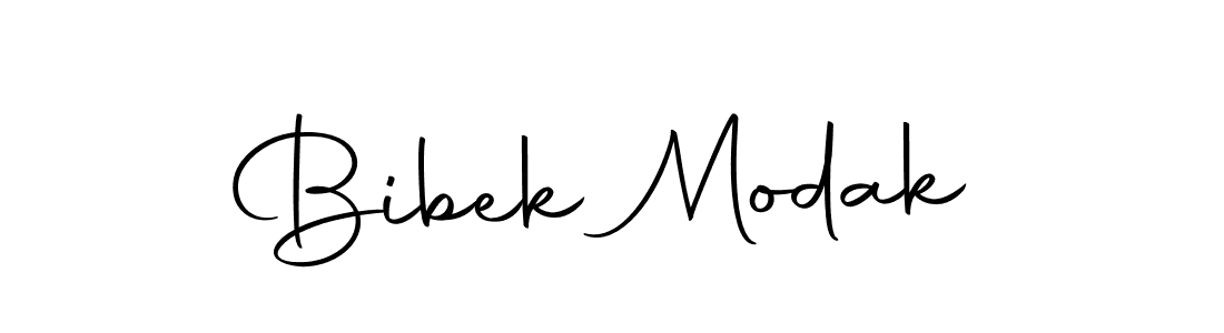 Create a beautiful signature design for name Bibek Modak. With this signature (Autography-DOLnW) fonts, you can make a handwritten signature for free. Bibek Modak signature style 10 images and pictures png