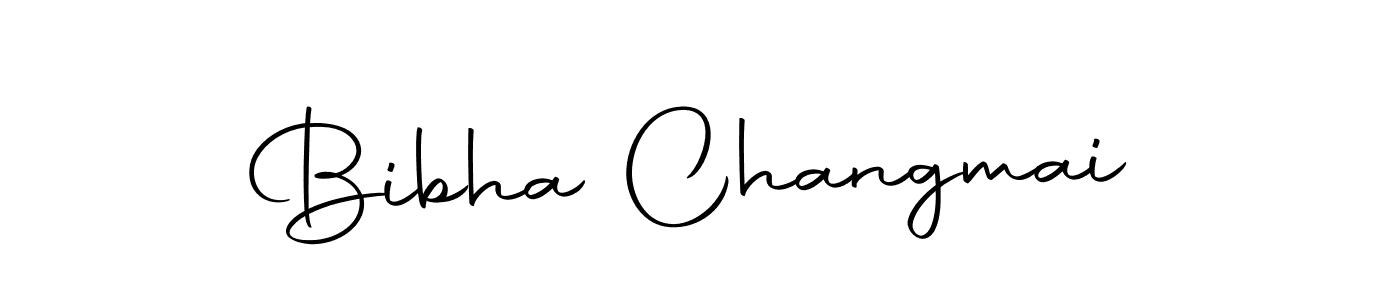 Make a beautiful signature design for name Bibha Changmai. With this signature (Autography-DOLnW) style, you can create a handwritten signature for free. Bibha Changmai signature style 10 images and pictures png