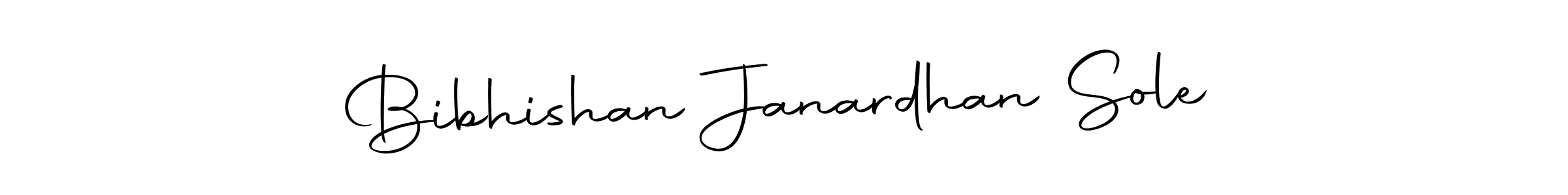 You should practise on your own different ways (Autography-DOLnW) to write your name (Bibhishan Janardhan Sole) in signature. don't let someone else do it for you. Bibhishan Janardhan Sole signature style 10 images and pictures png